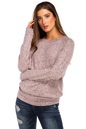 Supersoft Crewneck Sweater with Flatlock Stitching