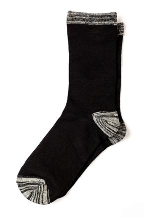 Bamboo Socks with Space Dye Heel and Toe