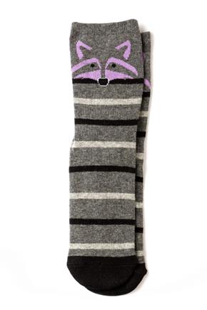Racoon Stripe Socks