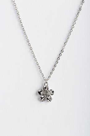 Necklace With Flower Pendant