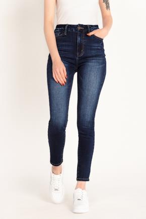 YMI Dark Wash Curvy Fit Ultra High-Rise Skinny Jean