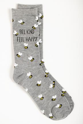 Bee Kind Feel Happy Socks