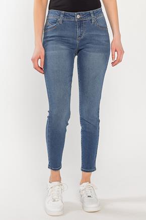 YMI Medium Wash Low-Rise Skinny Jean