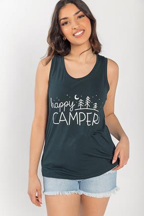 "Happy Camper" Graphic Tank