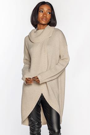 Crossover Tunic Sweater