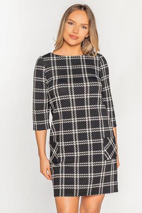 Checker 3/4 Sleeve with Pockets
