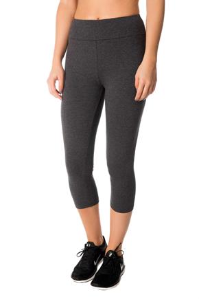 Cropped Legging with Wide Waistband